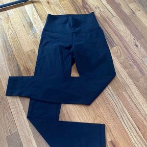 Lululemon high waisted black leggings full length